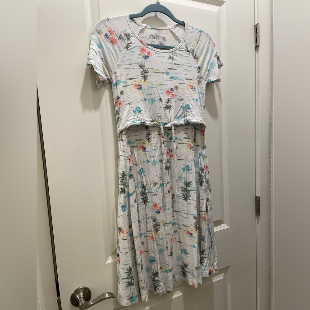 Latched Mama Drawstring tshirt dress